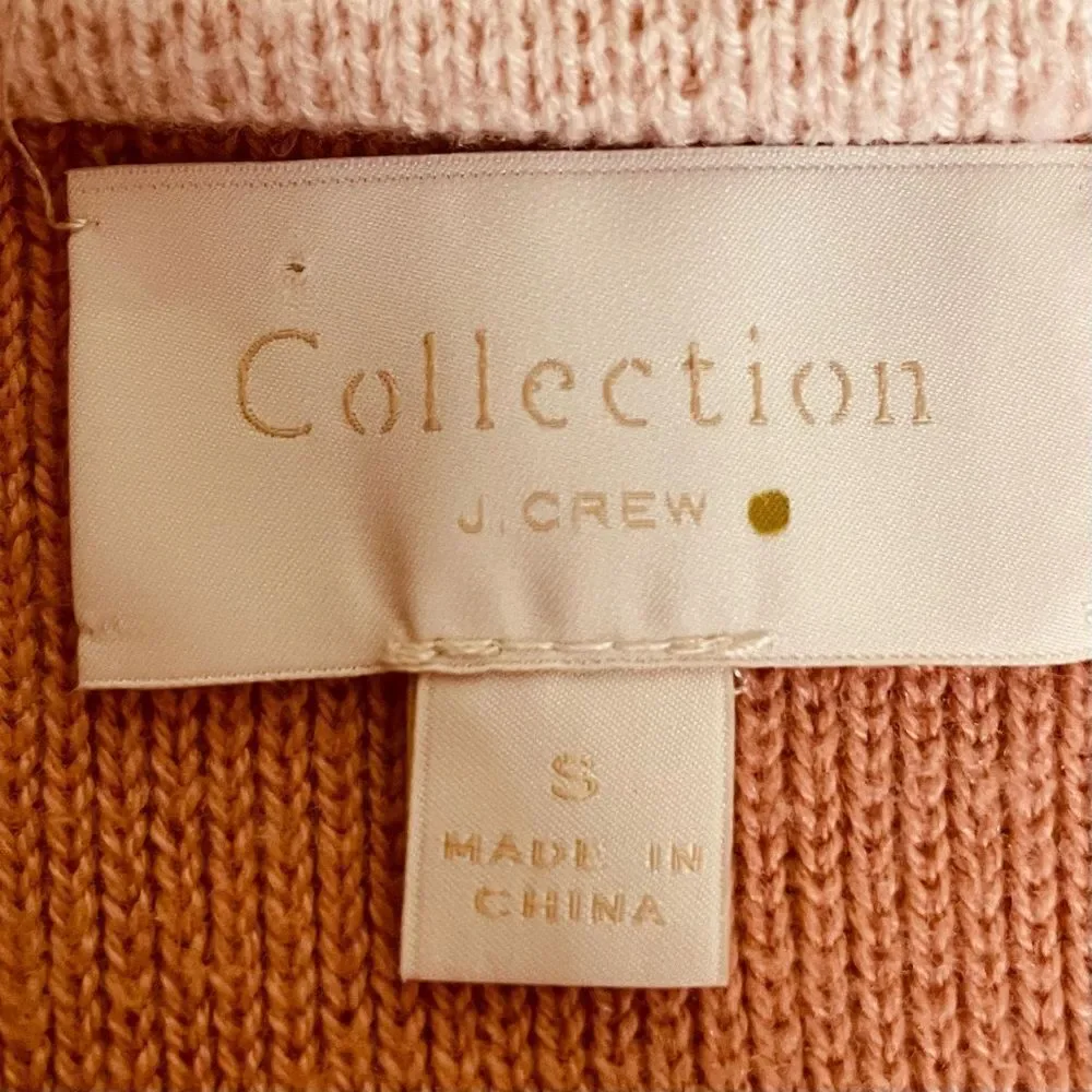 J.CREW Collection Wool Blend Oversized Double Breasted Sweater Coat Small J6333 - Picture 5 of 9